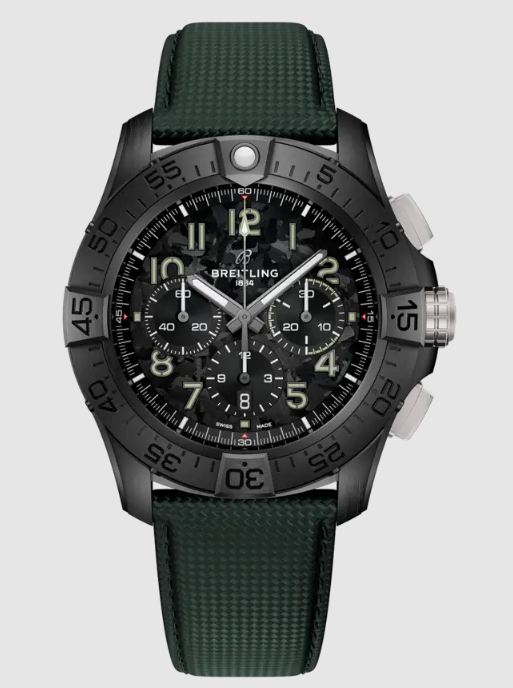 Review Breitling SUPER AVENGER B01 CHRONOGRAPH 46 NIGHT MISSION Replica watch SB0148101B1X1